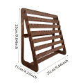 Vintage Wooden Earrings Display Stand Large Capacity Ear Studs Holder Dangle Earring Jewelry Storage Rack Counter Showcase. 