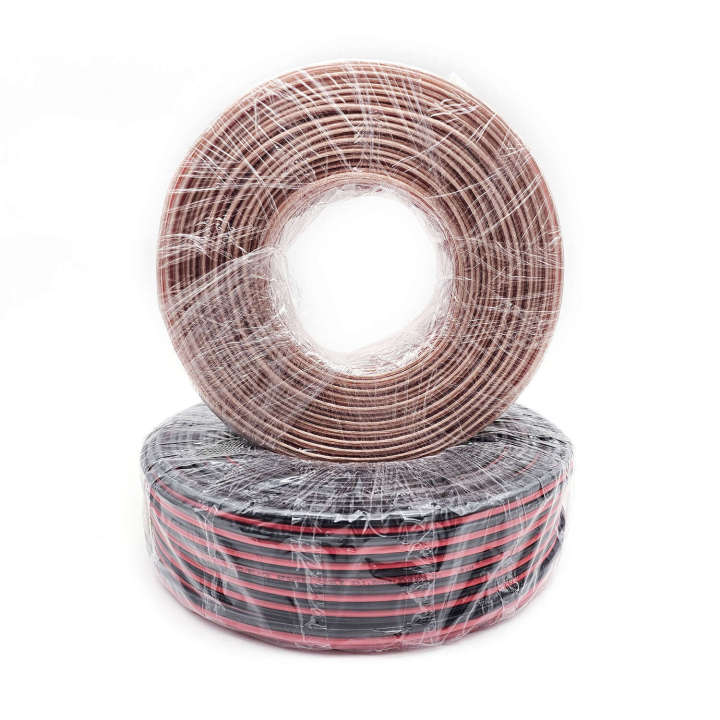 American%20Standard%20RVB%20Audio%20Red%20and%20Black%202%20Core%2014/16/18AWG%20Transparent%20Speaker%20Cable%20PVC%20Copper%20Clad%20Aluminum%20Wire%20-%20Image%205
