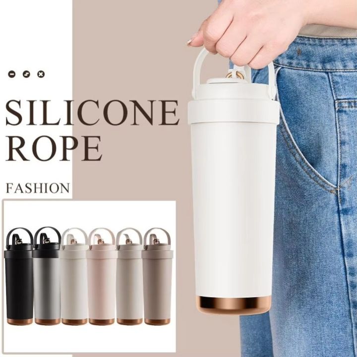 Gifts Large Capacity Insulated Cup Multi-functional Portable Ceramic Inner Pot Insulated Cups Cup Accessories Dual Drink Coffee Cups for Men Women