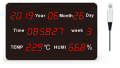 HE218B-EX Large LED Display Temperature and Humidity Transmitter. 
