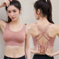 2025 New Good Quality Women Sports Bra Adjustable Buckle Back High Support Shock Proof Breathable Gym Running Yoga Top. 