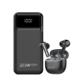 Ultima Lifestyle Combo: Boost 20K Pro 20000mAh Powerbank + Boom 141 Earbuds. 