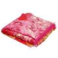 Red/Pink Rose Design Winter Fur Blanket 200*230cm. 