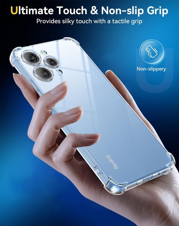 Redmi%2012%20Clear%20Case%20-%20Transparent%20Soft%20Silicone%20TPU%20Anti-Fall%20Cover%20-%20Image%203