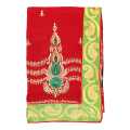 Red Cotton Tulsi Nagma Saree For Women - 008. 