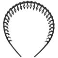 fasdaga 2X Plastic Teeth Comb Hairband Hair Hoop Headband Black For Woman. 