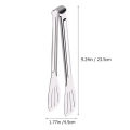 Stainless Steel Utility Serving Cooking Food Kitchen Tong 23 cm With Ergonomic Design. 