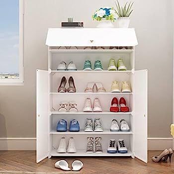 Diy%20Plastic%203%20Tier%20Shoe%20Rack%20Organizer%20Storage%20Shoe%20Cabinet%20with%203%20Doors%20(Color%20May%20Vary)%20-%20Image%203