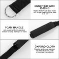 1Pair Gym Handle Extra Wide Foam Grips for Yoga Fitness Crossfit Lifting Pulling Workout Heavy Duty D-ring Pull Rope Accessories. 