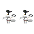 2X Electric Scooter Dual Drive Controller JP 48V 52V 60V 25A Brushless Controller AB Front Rear Drive Controller Kit,3. 