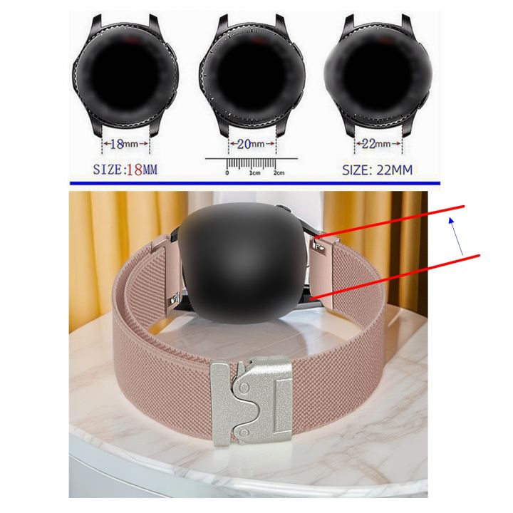 BellezaWe%20Hot%20Selling%20Watch%20with%20Amazfit/Samsung%20in%20strap%20nylon%20ring%20elastic%20mm%2022/GT18%20watch%20Huawei/20%20bracelet%20applicable%20watch%20Garmin%20watch%20-%20Image%203