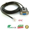 【Clearance Markdowns】db9 rs232 to rj11 serial to rj12 cable for serial rs232 cash drawer link pc cable. 