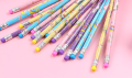Unicorn 2B HB Pencils 12 Pcs Set | Cute Unicorn Printed Super Quality Easy To Hold 2B HB Pencil - 12 Pcs Set. 
