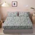 Premium Cozy King Size Super Micro Vela Bedsheet With Two Pillow Covers (3Pc Set). 