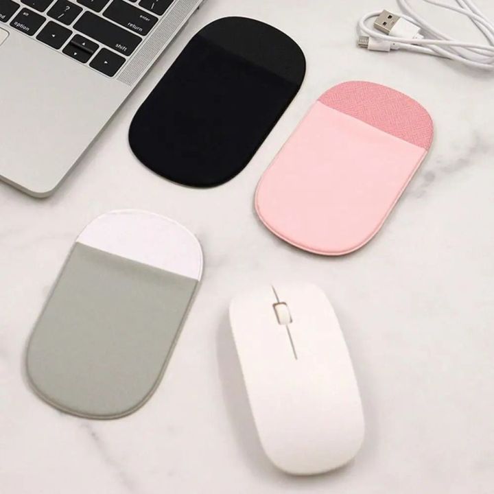 Portable Reusable Mouse Storage Bag Sticker Pouch Adhesive Laptop Back ...