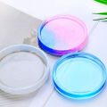 OUMERY 4 Pack Round Silicone Coaster Molds,Clear Epoxy Molds for Casting with Resin,Concrete,Cement and Polymer Clay. 