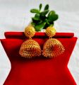 Gold Plated Pinjara/ Pinjada Earring Small Jhumka For Girls And Women. 