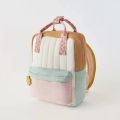 New Lightweight Children's Backpack Shopping Children's Cute Sunflower Pendant with Colorful Small School Bag. 