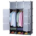 12 Cube Plastic Folding Storage Rack – Divisional Organizer for Wardrobe, Closet & Clothes with Dustproof Shoe Rack | Cloth Daraz. 