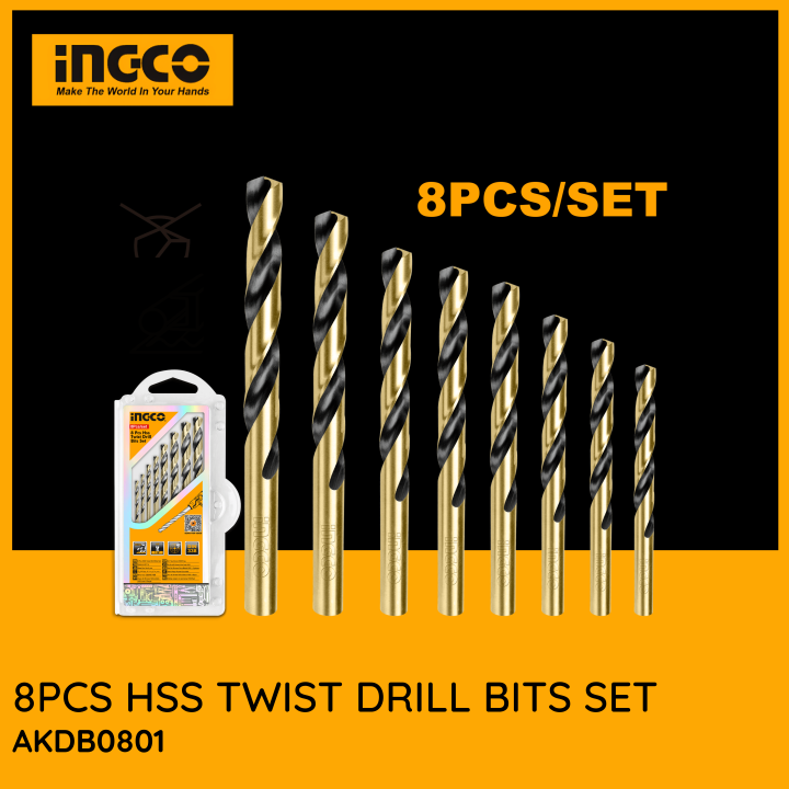 Ingco Hss Twist Drill Bits Set Akdb Daraz Com Np