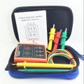 3 Phase Rotation Sequence Indicator Meter Tester Detector 200V-480V-Black. 