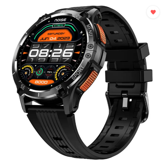 Noise Newly Lunched Force Plus 1.46'' AMOLED Always-On Display with Bluetooth Calling, Rugged Build Smartwatch