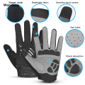 Wenefang 2023 Mountain Bike Touch Screen Cycling Gloves Breathable Shock Absorption Sports Fitness Spring Summer Riding Gloves. 