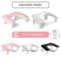 Professional Nail Manicure Tools Manicure Arm Rest Silicone Adjustable Height Nail Armrest U-Shaped PU Leather Nail Art Hand Rest Salon Use. 