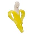 Mumlove Baby Banana Yellow Infant Toothbrush - Easy to Hold, Train Infants for Oral Hygiene & Teething. 