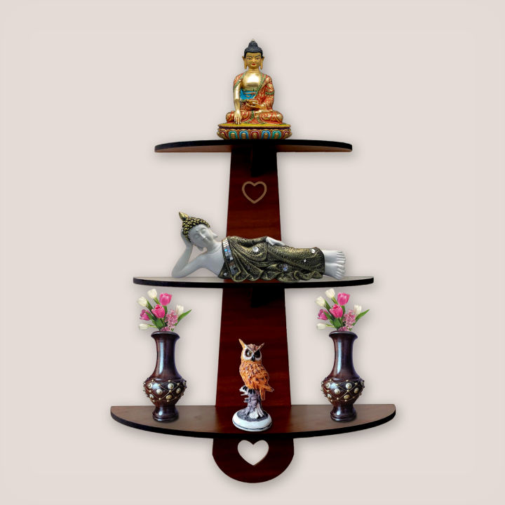 Best%20Quality%20%20Semi%20Circle%20Wooden%20Wall%20Rack%20Shelf%20with%20Formica%20Laminated%20by%20Supreme%20Decor%20-%20Image%202