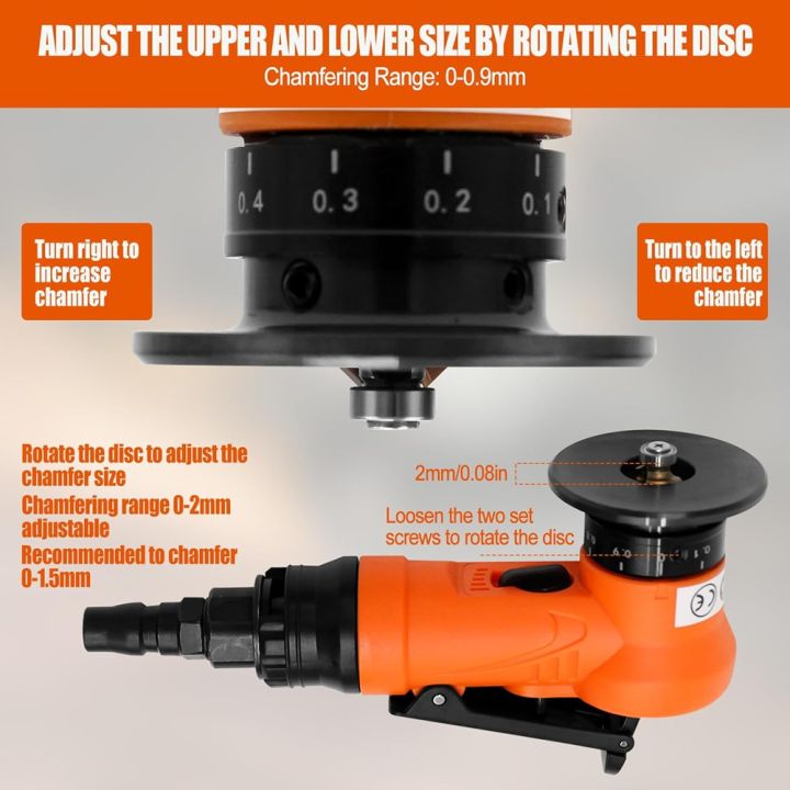 Mini Chamfering Machine,Handheld Air BevelingMachine Pneumatic Tool Air ...