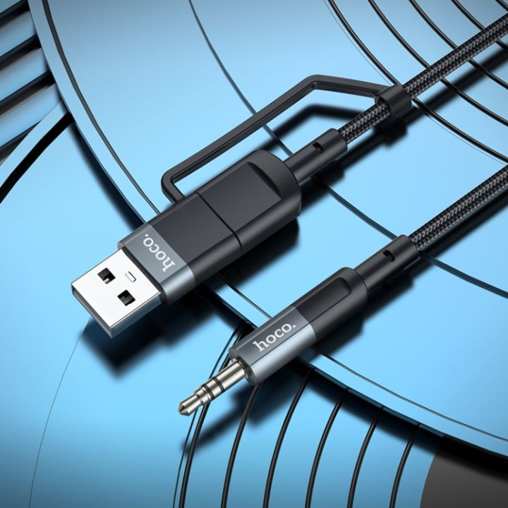 Hoco UPA23 2 in 1 Type-C+USB Digital Audio Conversion Cable