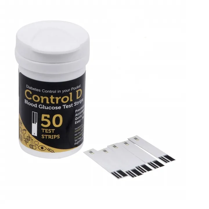 Control D Glucometer Test Strips - 50 Strips | Daraz.com.np