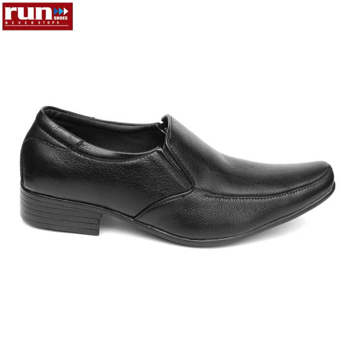 Run%20Shoes%20%20Black%20Leather%20Plain%20Slip-on%20Official%20/%20Formal%20Shoe%20For%20Men%20(1577)%20-%20Image%203