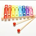 Children Music Wooden Instruments Hand Knocks The Xylophone 8 Tone Early Educational Toys For Kids - Instrument |. 