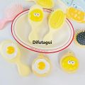 Difutagui Student: Applicable, comb, massage, comb, air cushion, airbag shape, Profesional small cartoon, mini cute, cheese comb, personal care, hairstyling. 