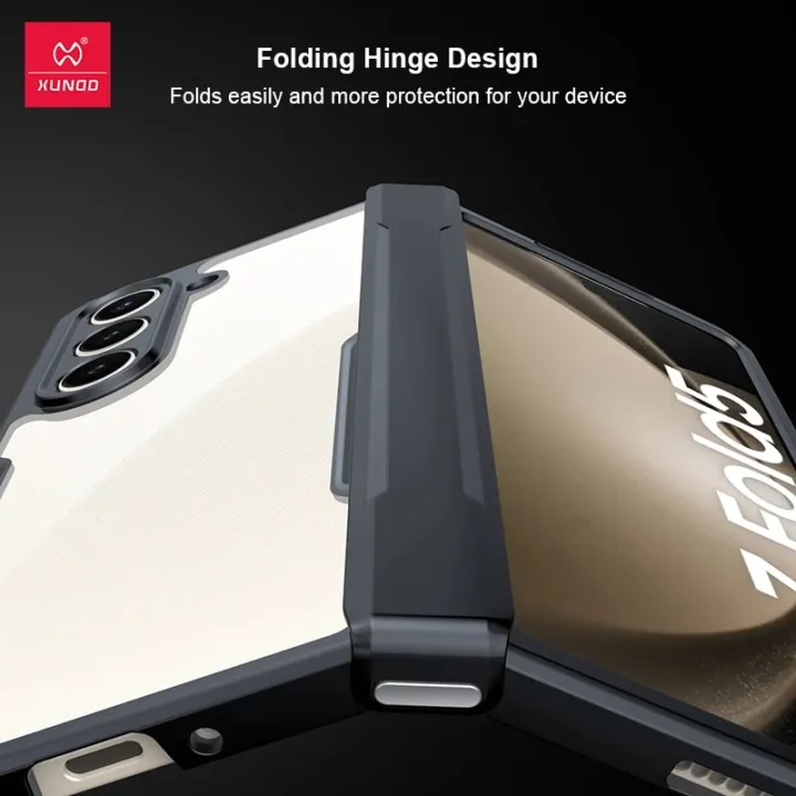Xundd%20For%20Samsung%20Galaxy%20Z%20Fold%203%204%205%20Foldable%20Case%20Airbag%20Anti-drop%20Camera%20Protect%20Glass%20PC%20TPU%20Transparent%20Cover%20For%20%ED%8F%B4%EB%93%9C5%20%EC%BC%80%EC%9D%B4%EC%8A%A4%20-%20Image%205
