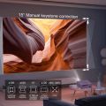 AUN AKEY7 MAX Pro 1080p Native Resolution Projector, 4K Supported, 6000lumens, Android 9, 5G WiFi, Bluetooth, Built-in Netflix, HDMI, USB, 300" Display. 