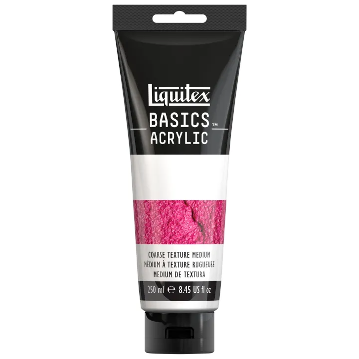 Liquitex Basics Coarse Texture Gel Medium, 250ml Tube, 8.45 Fl Oz