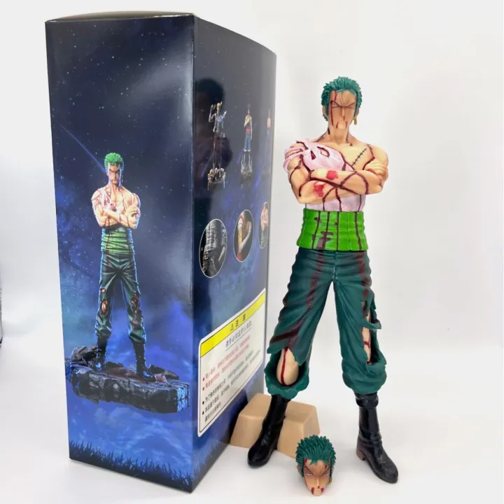 One%20Piece%20figure%20wholesale%20battle%20damage%20version%20three%20brothers%20Sanji%20Sorashima%20bandage%20Luffy%20bloodthirsty%20serious%20injury%20Zoro%20figure%20-%20Image%202