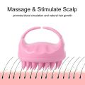 Hair Scalp Massager Shampoo Hair Brush with Soft Silicone Bristles for Anti Dandruff, Exfoliating with Scalp Care Manual Head Massager. 