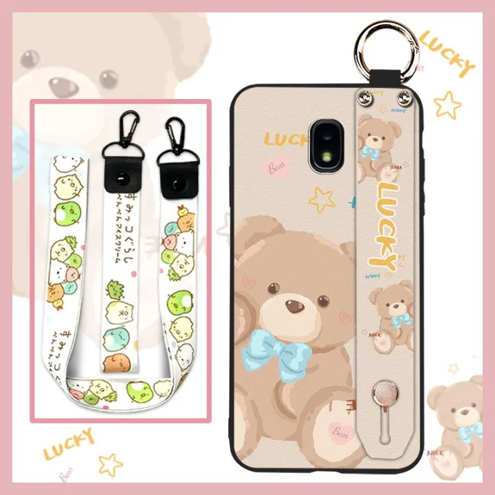 Dirt-resistant%20Soft%20case%20Phone%20Case%20For%20Samsung%20Galaxy%20J7%202018/J6%20US%20Silicone%20Wrist%20Strap%20Fashion%20Design%20Cute%20Wristband%20-%20Image%207