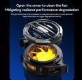 MEMO CX07 Magnetic Cooler Fan 15W Instant Heat Dissipation Phone Cooler Semiconductor Heatsink Compatible with Mobile and Tab Cooling Fan for Gaming. 