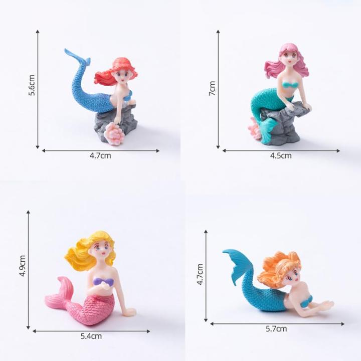 4Pcs%20Kawaii%20Reef%20Mermaid%20Doll%20Fish%20Tank%20Aquarium%20Decorations%20Ornaments%20Home%20Decor%20Cute%20Cake%20Topper%20Toy%20Gift%20DIY%20Decoration%20QINGHE%20-%20Image%206