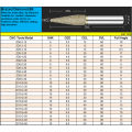 1pc Taper Ball Nose End Mill Marble Relief 3D Cutter Brazed Cone Diamond CNC Router Bit. 