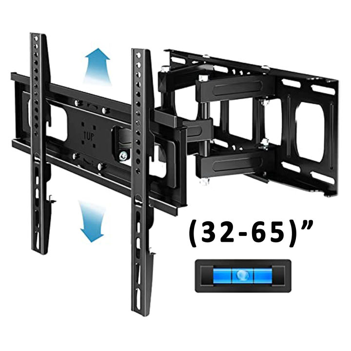 LCD/LED/Plasma Flat Panal TV Adjustable Movable Double Arms Television, Monitor Wall Mount Suitable for 32"-65" TV
