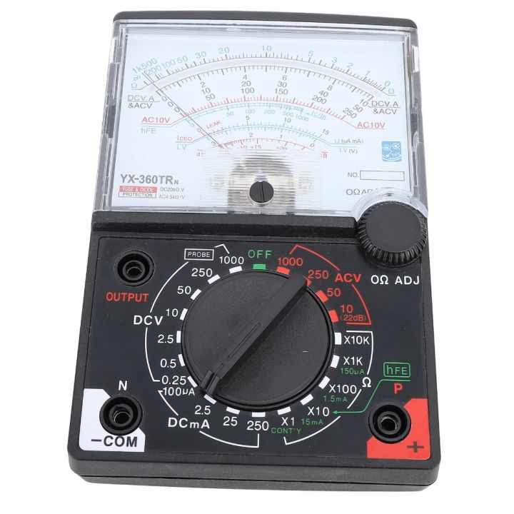 Multimeter Material Professional Pointer Type YX 360TRn Multimeter Plastic Material Black ...