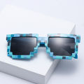 1PC Fashion Thug Life Sunglasses Novelty Gamer Robot UV Protection Sunglasses Birthday Party Cosplay Pixel Mosaic Sun Glasses. 