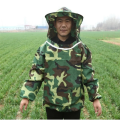 1 Piece Beekeeping Suit Bee Clothes of with Hat Polyester+Cotton Anti-Bee Bite Equipment Farming Clothing Coverall,White. 
