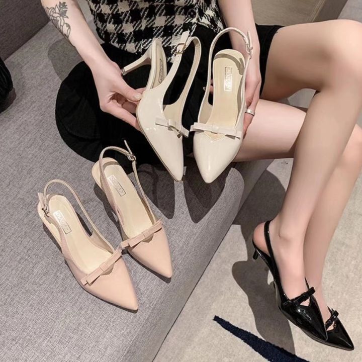 Pencil%20Heel%20Back%20Strap%20Open%20Pointed%20Shining%20Material%20Closed%20Shoes%20for%20Women%20%E2%80%93%20Model%203052%20-%20Image%203